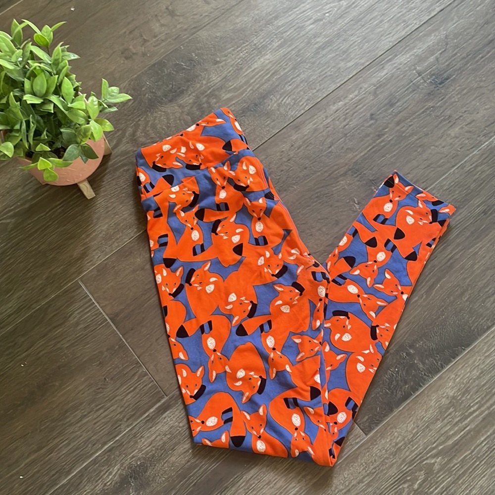 Fox print 🦊 lularoe leggings butter soft